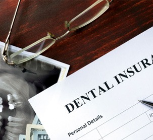 an empty dental insurance claims form
