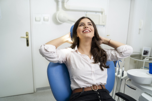 a patient attending their dental consultation 