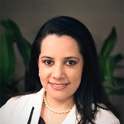 A headshot photo of Paola A. Buckley, a dentist at Papageorgiou Dental Associates